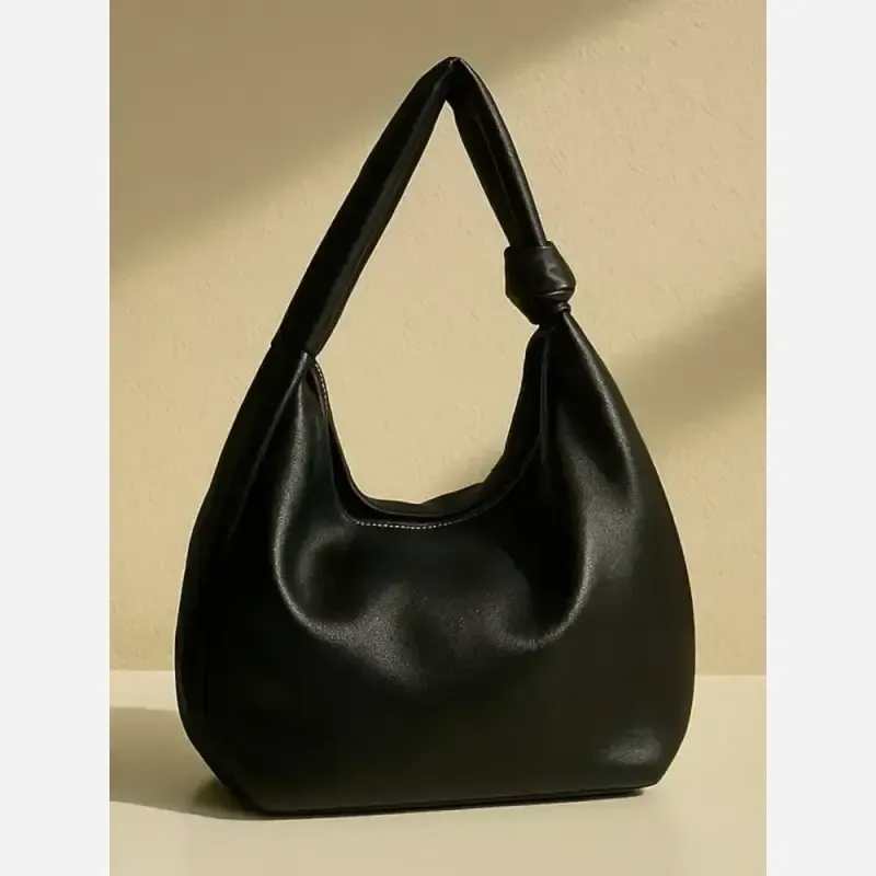 کیف زنانه یک طرف گره جنس وارداتی رنگ مشکی