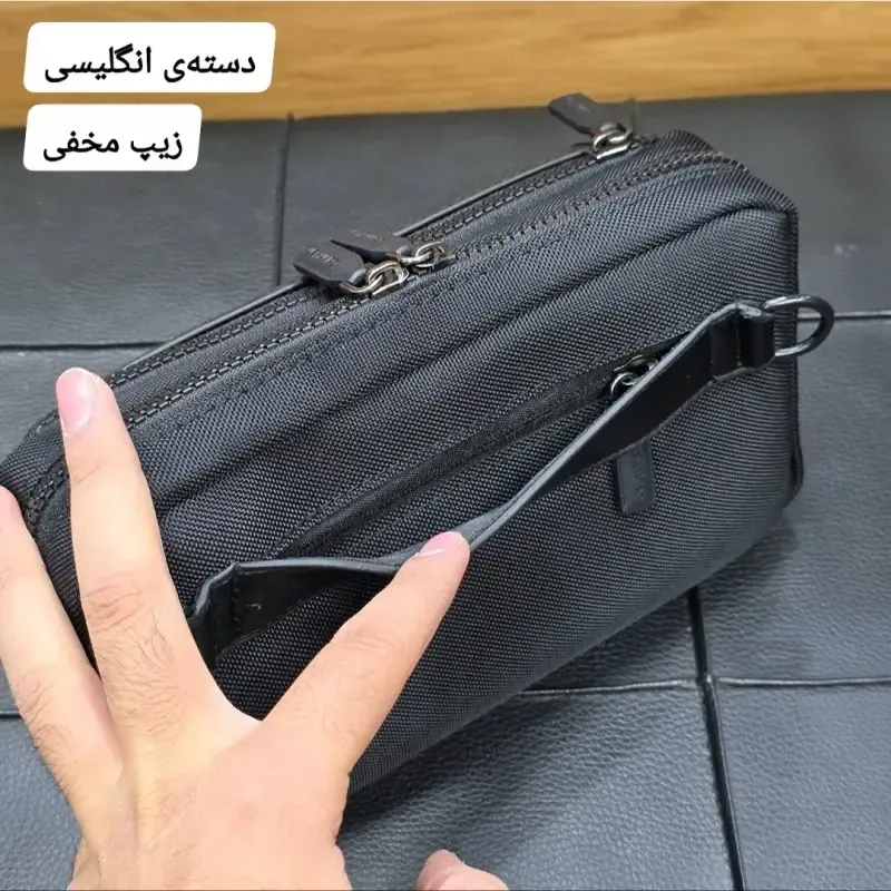 کیف دوشی و دستی اسپرت کلوین کلاین مدل 3 کاره برزنتی آبگریز