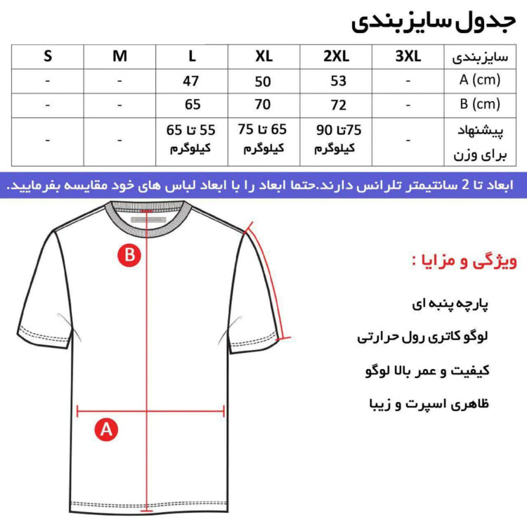 تیشرت آستین کوتاه مردانه طرح جردن یقه گرد رنگ مشکی جنس نخی اعلا