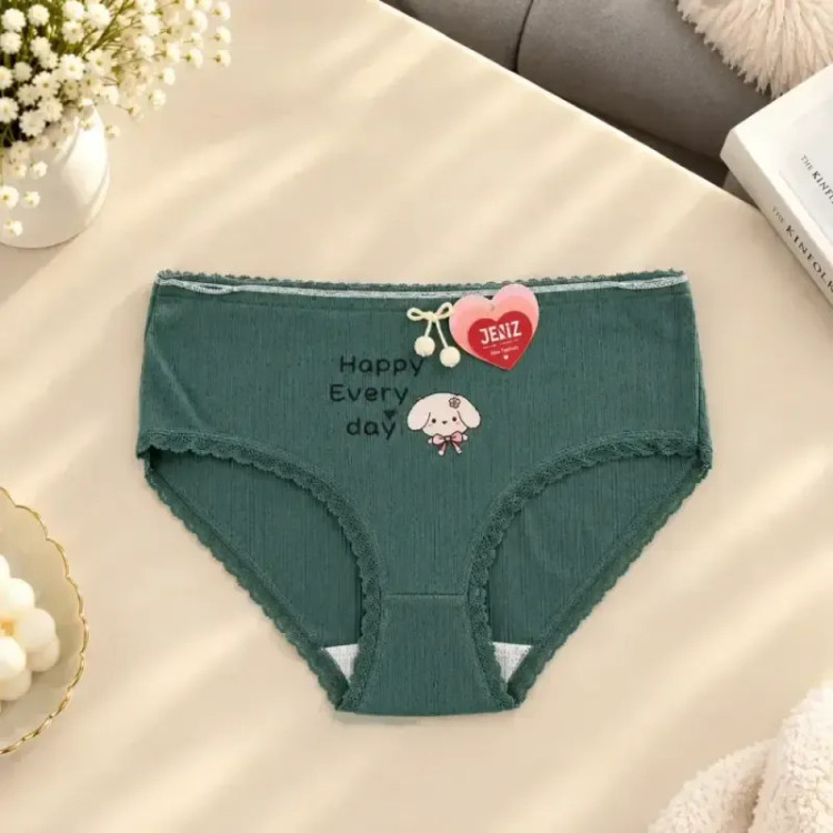 شورت عروسکی وارداتی تمام نخ ضد حساسیت طرح دخترونه سایز 36 تا 40